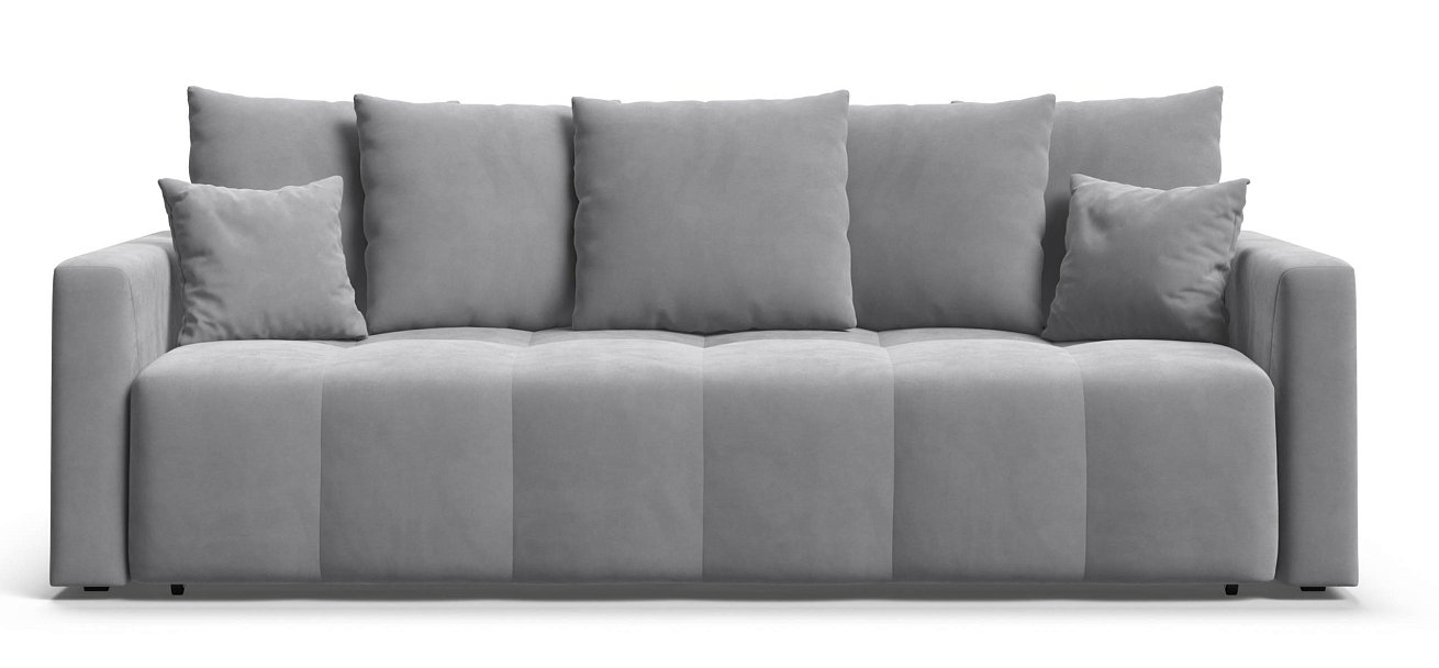 Диван Босс Тренд велюр Монолит сталь