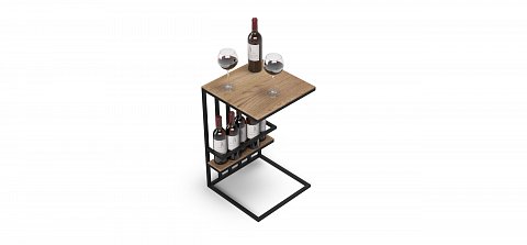 Босс ХО Стол-приставка Дымчатый Крафт (МДФ)