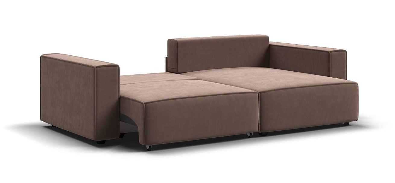 Угловой диван Босс Софт Модуль велюр Монолит мокко