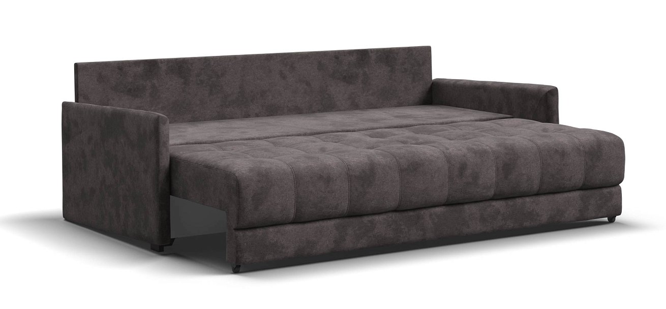 Диван Босс Лофт велюр Алькантара серый