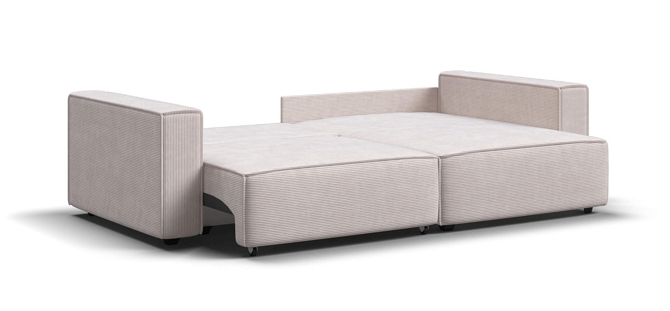 Угловой диван Босс Софт Модуль Вельвет Корд бежевый