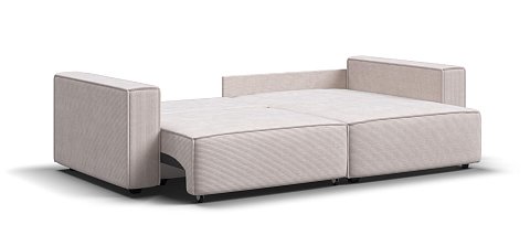 Угловой диван Босс Софт Модуль Вельвет Корд бежевый 3