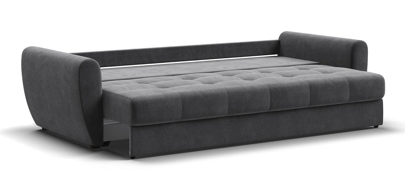 Диван Престон велюр Монолит серый
