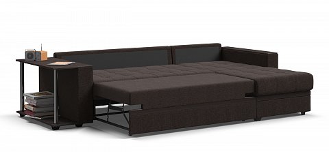 Угловой диван Атланта НПБ Рогожка Мальмо шоколад 3