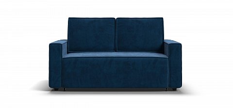 Диван Норд двухместный велюр Монолит синий 1