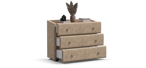 Комод Босс Классик велюр Роял шампань, Орех селект 3