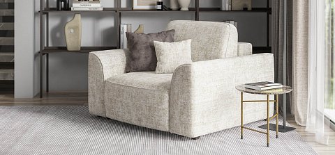 Кресло Кинг Модуль Шенилл Смарт кварц 2