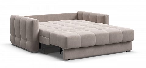 Диван Босс Слип 140 велюр Монолит латте 3