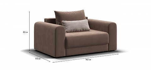 Кресло Ричмонд Модуль велюр Монолит мокко 1