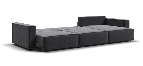 Угловой диван Босс Софт Модуль Макс Вельвет Корд графит 3