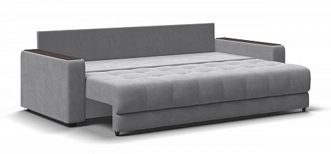 Диван Босс велюр Монолит сталь 3