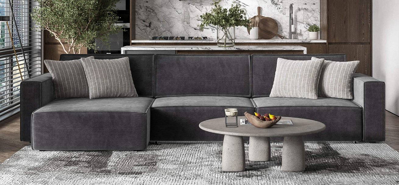 Босс Софт Модуль спальное место Вельвет Корд графит