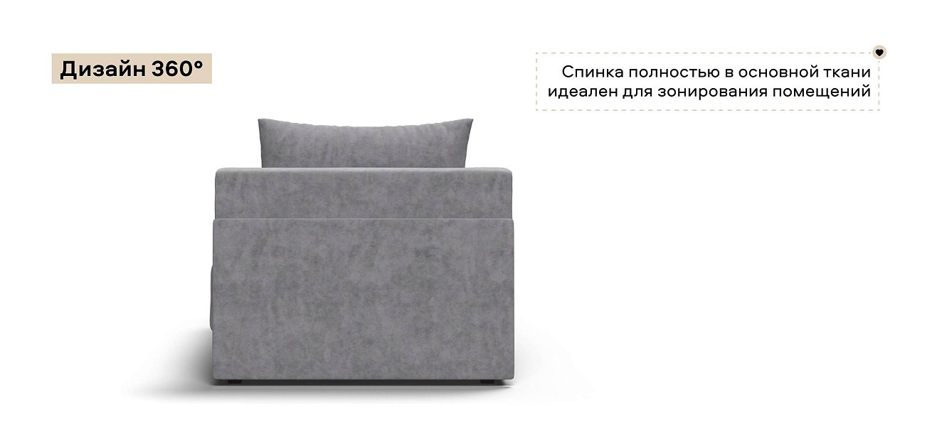 Ричмонд Модуль оттоманка велюр Роял агат