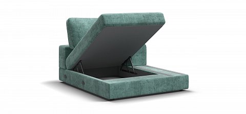 Босс Модуль оттоманка правая Шенилл Глосс минт 2