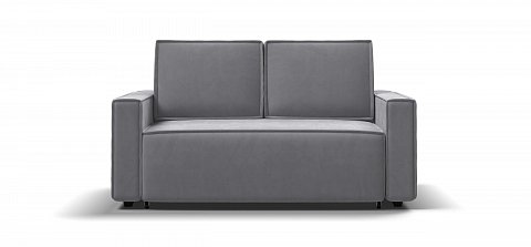 Диван Норд двухместный велюр Монолит сталь 1