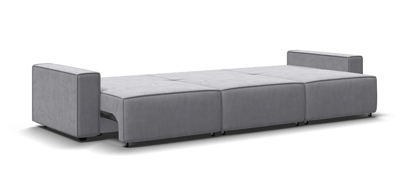 Диван Босс Софт Модуль Макс велюр Монолит сталь