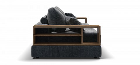 Диван-кровать Босс Модуль Макс Шенилл Глосс карбон 3