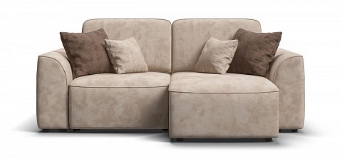 Угловой диван Кинг Модуль велюр Алькантара пепел 3