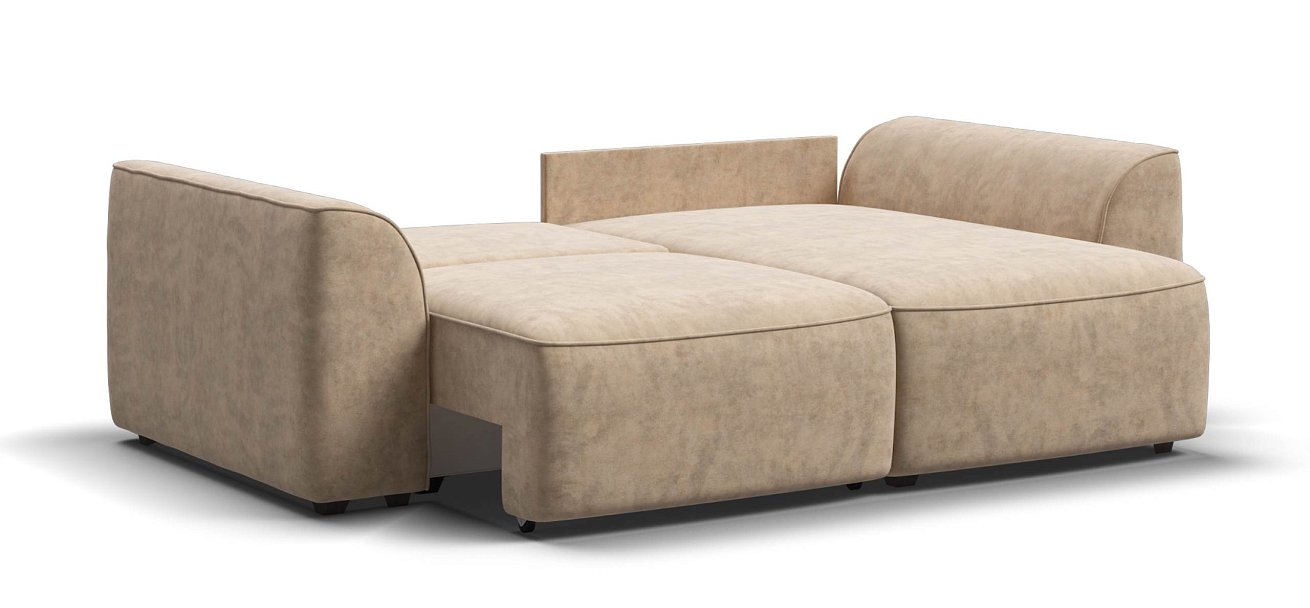 Угловой диван Кинг Модуль велюр Роял шампань