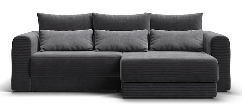 Модульный угловой диван Ричмонд Модуль Вельвет Корд графит 1