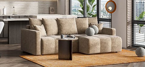 Угловой диван Босс Тренд велюр Роял тауп 2