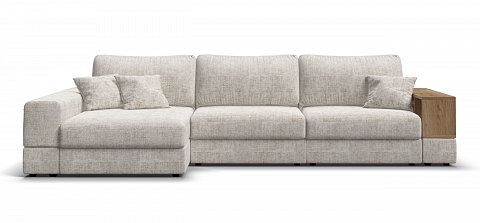 Угловой диван-кровать Босс Модуль ХЛ Шенилл Смарт кварц 2