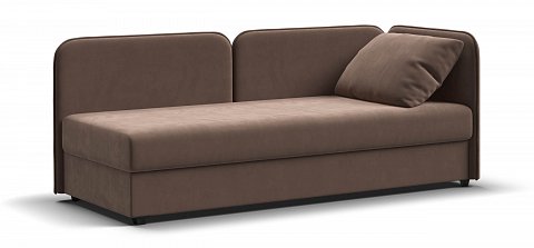 Тахта Ирис велюр Монолит мокко 3