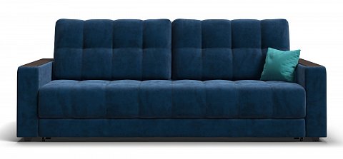 Диван Босс велюр Монолит синий 1