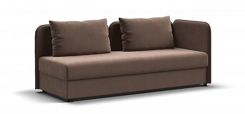 Тахта Ирис велюр Монолит мокко