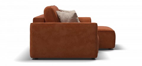 Угловой диван Кинг Модуль велюр Алькантара оранж 3