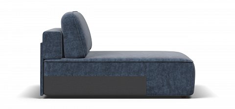 Кинг Модуль оттоманка велюр Роял синий 3