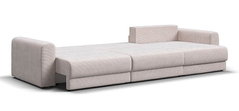 Модульный угловой диван Ричмонд Модуль Макс Вельвет Корд бежевый 3