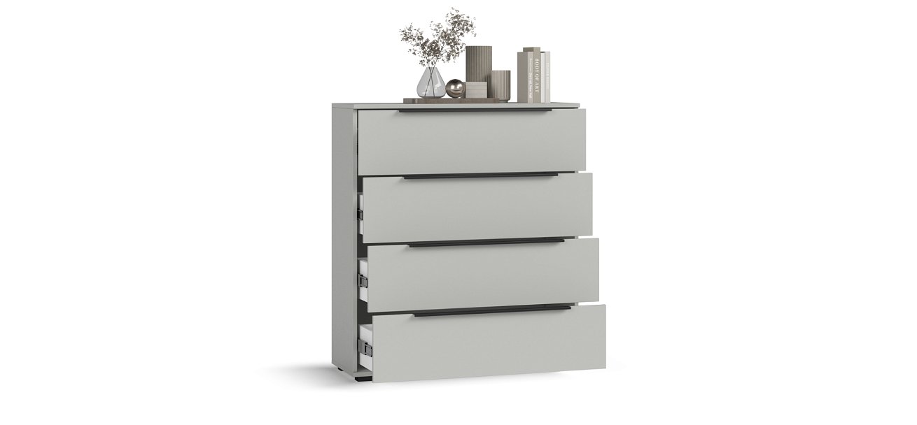 Комод Босс Стандарт Шиншилла серая