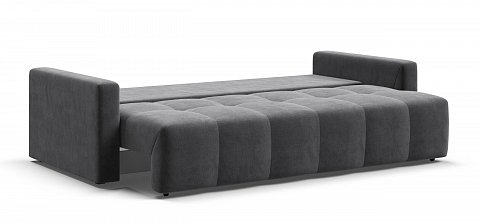 Диван Босс Тренд велюр Монолит серый 3