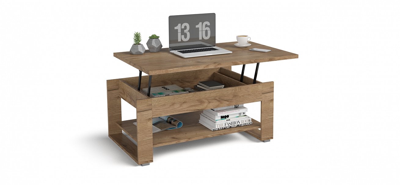 Стол журнальный Люкс Крафт табачный