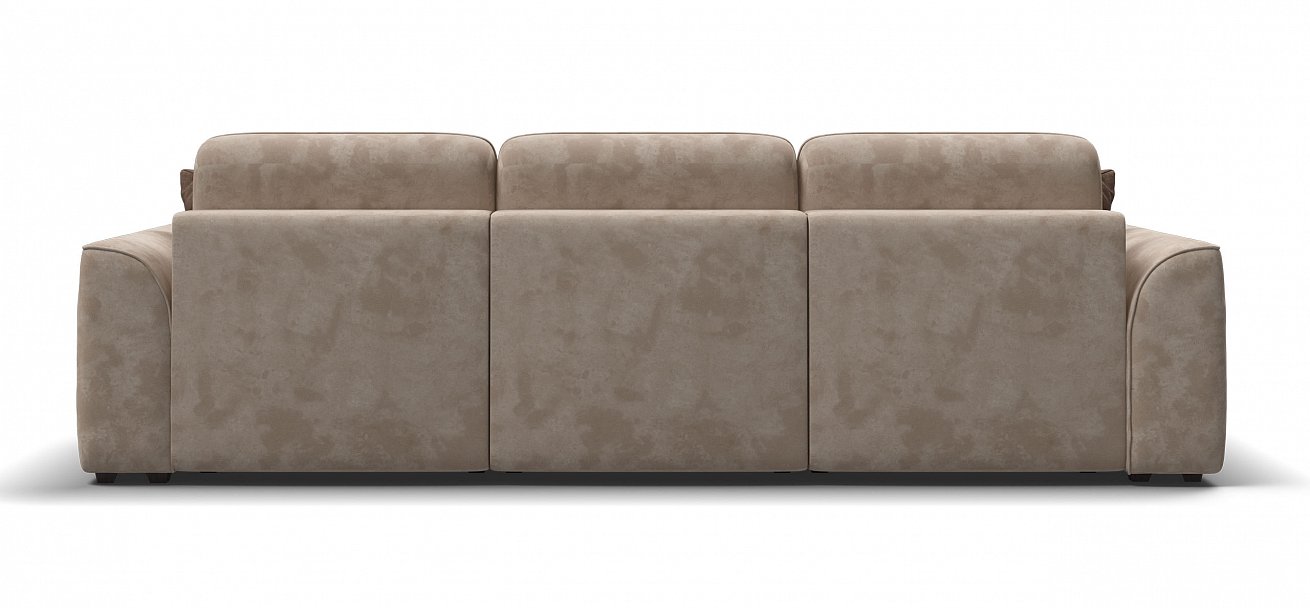 Диван Кинг Модуль Макс велюр Алькантара пепел