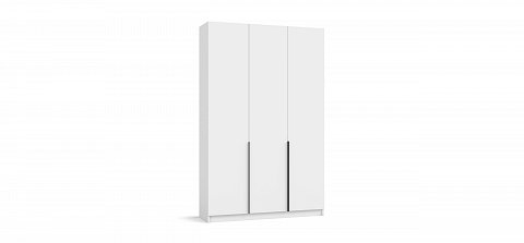 Босс Стандарт 135*220 шкаф распашной 3Д 01 Белый 1