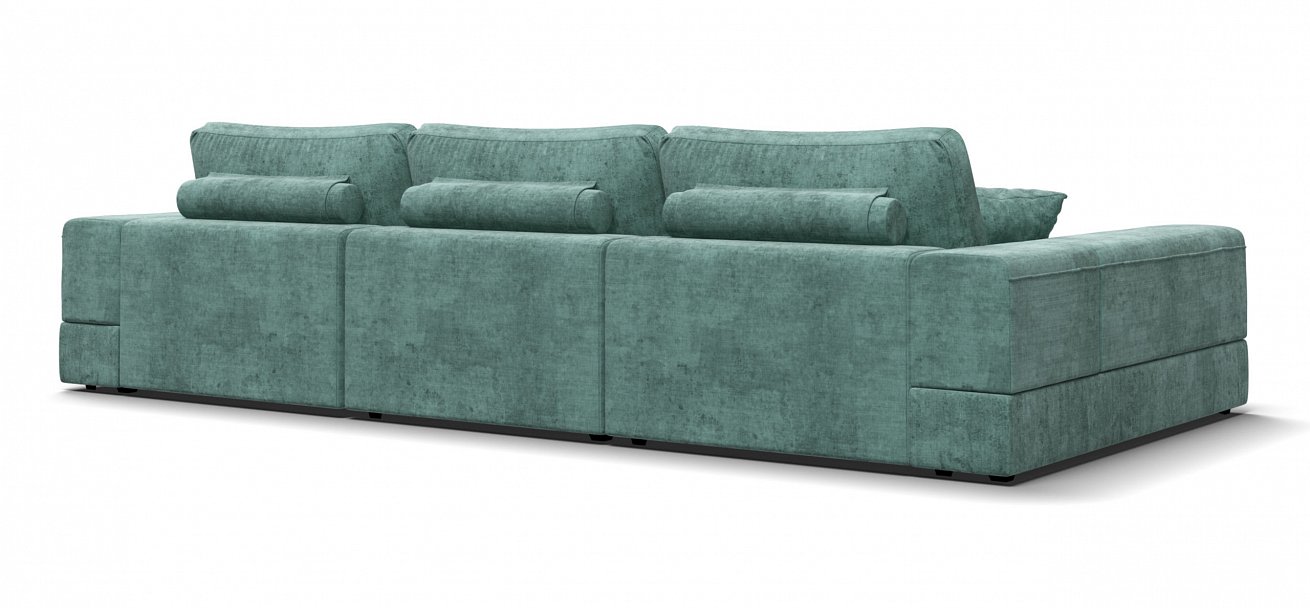 Угловой диван-кровать Босс Модуль ХЛ Шенилл Глосс минт