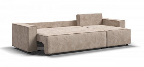Угловой диван Норд велюр Алькантара пепел 3