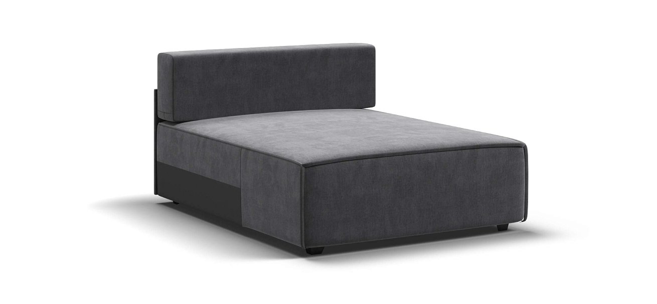 Босс Софт Модуль оттоманка велюр Монолит серый