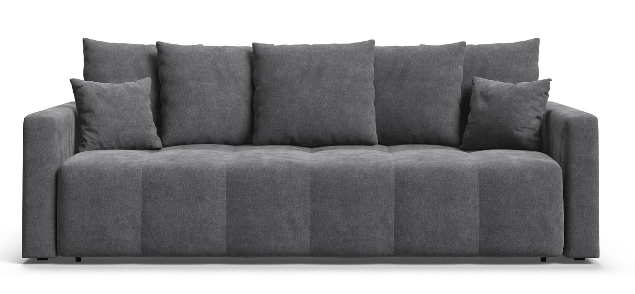 Диван Босс Тренд Шенилл Клауд графит