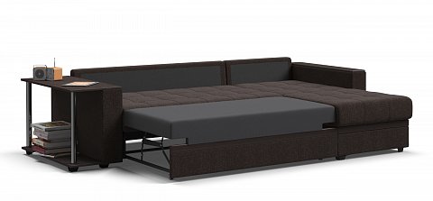 Угловой диван Атланта Люкс Рогожка Мальмо шоколад 3