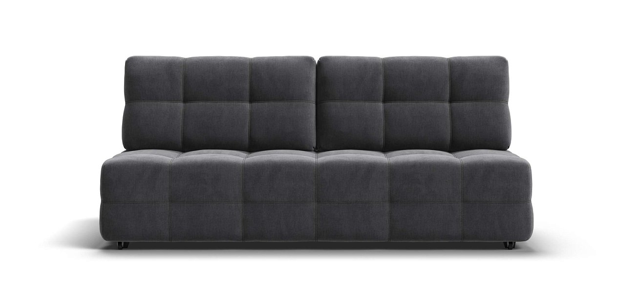 Диван Денди Мини велюр Монолит серый