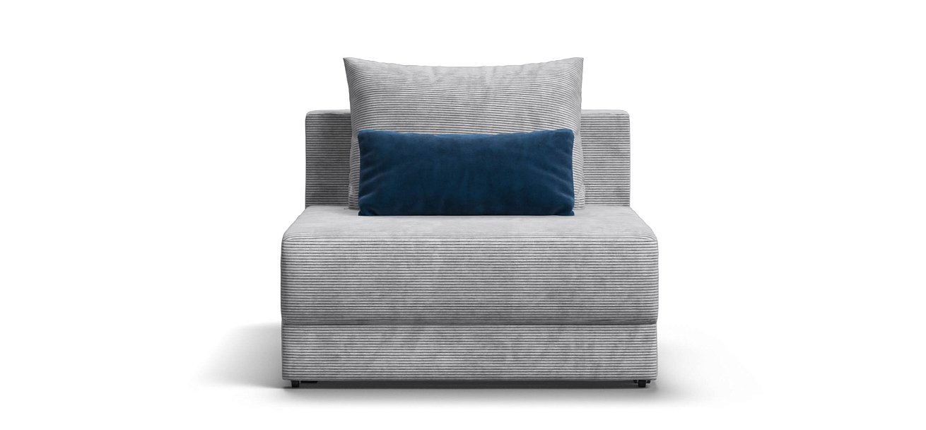 Ричмонд Модуль спальное место Вельвет Корд серый