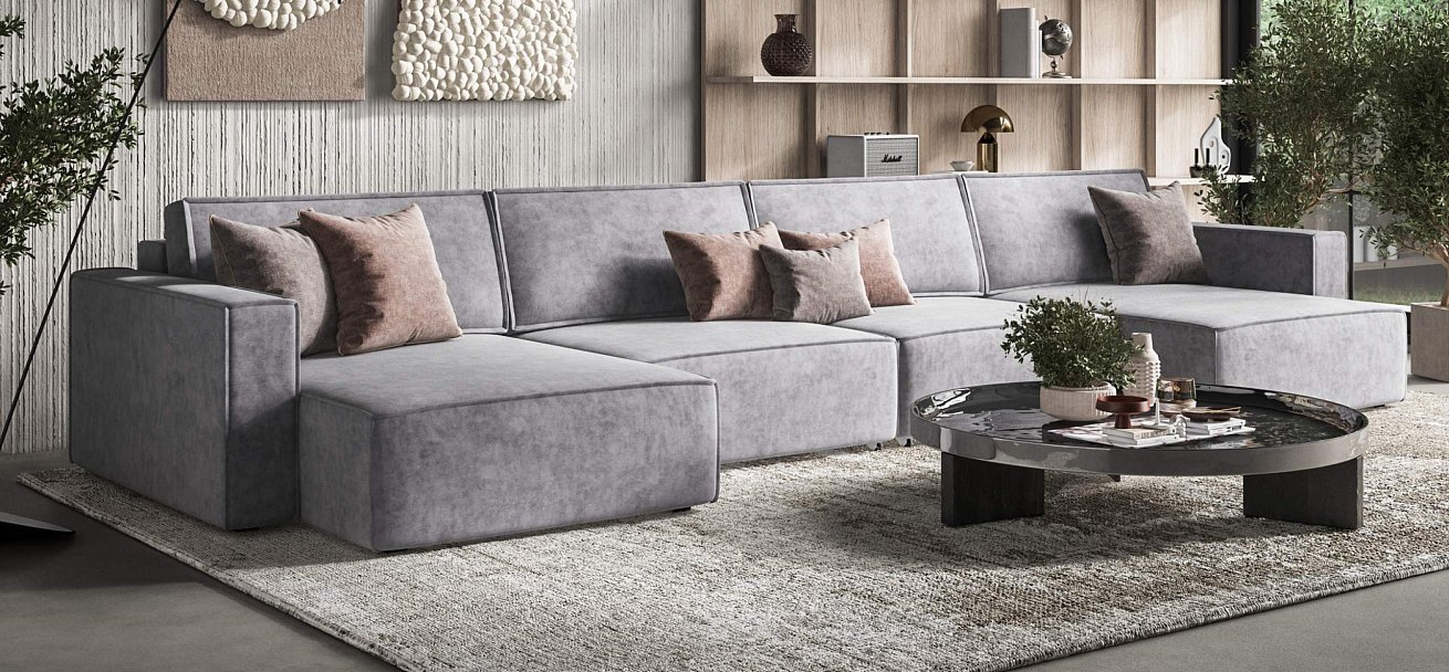 Босс Софт Модуль оттоманка велюр Роял агат