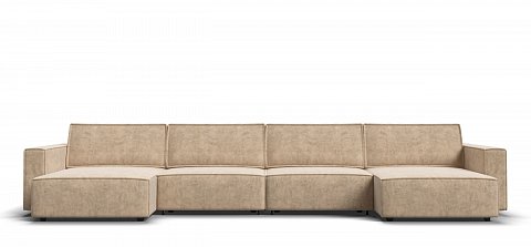 П-образный диван Босс Софт Модуль велюр Роял шампань 2