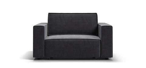 Кресло Босс Софт Модуль Вельвет Корд графит 1