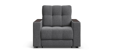 Босс кресло-кровать Рогожка Мальмо серый 1