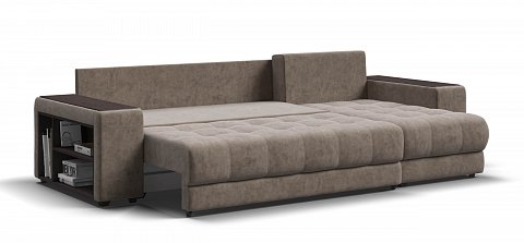 Угловой диван Босс ХЛ велюр Роял тауп 3