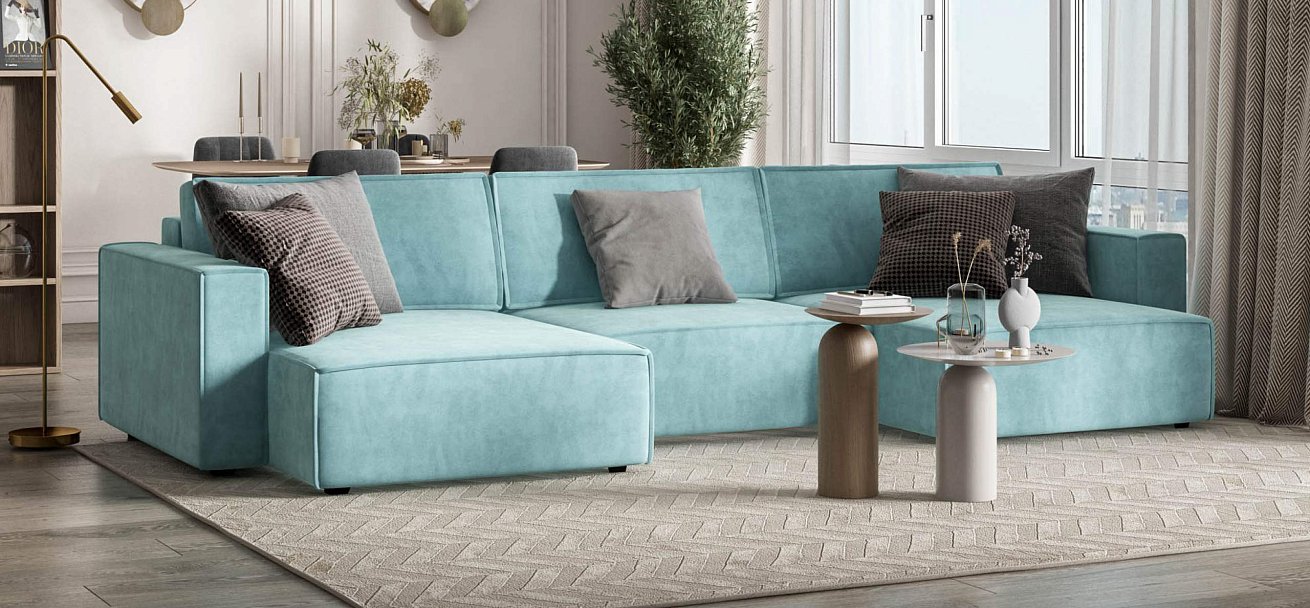 Босс Софт Модуль спальное место велюр Монолит аква